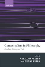 Télécharger le livre :  Contextualism in Philosophy