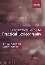 Télécharger le livre :  The Oxford Guide to Practical Lexicography