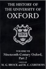 Télécharger le livre :  The History of the University of Oxford: Volume VII: Nineteenth-Century Oxford, Part 2