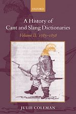 Télécharger le livre :  A History of Cant and Slang Dictionaries