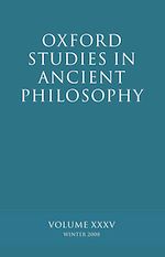 Télécharger le livre :  Oxford Studies in Ancient Philosophy XXXV
