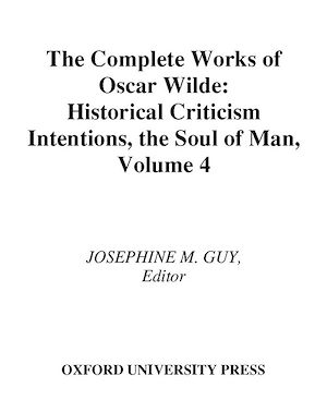 Téléchargez le livre :  The Complete Works of Oscar Wilde