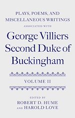 Download this eBook Plays, Poems, and Miscellaneous Writings associated with George Villiers, Second Duke of Buckingham