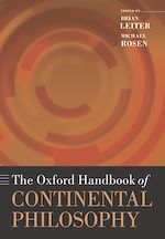 Télécharger le livre :  The Oxford Handbook of Continental Philosophy