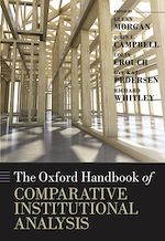 Télécharger le livre :  The Oxford Handbook of Comparative Institutional Analysis