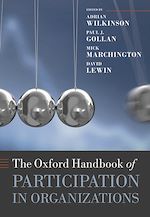 Télécharger le livre :  The Oxford Handbook of Participation in Organizations