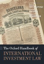 Télécharger le livre :  The Oxford Handbook of International Investment Law