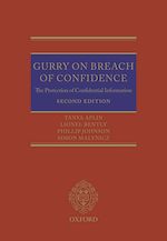 Télécharger le livre :  Gurry on Breach of Confidence