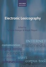 Télécharger le livre :  Electronic Lexicography