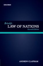 Télécharger le livre :  Brierly's Law of Nations