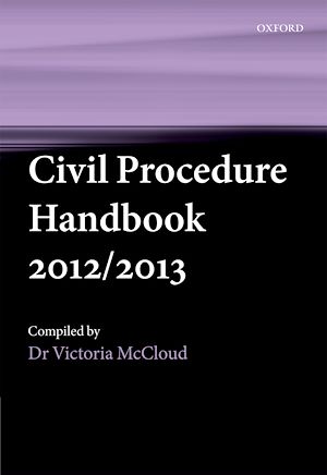 Téléchargez le livre :  Civil Procedure Handbook 2012/2013