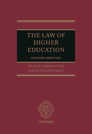 Téléchargez le livre :  The Law of Higher Education