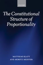 Télécharger le livre :  The Constitutional Structure of Proportionality
