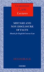 Télécharger le livre :  Mistake and Non-Disclosure of Fact