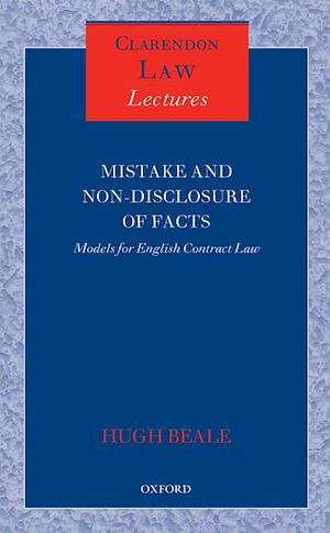 Téléchargez le livre :  Mistake and Non-Disclosure of Fact