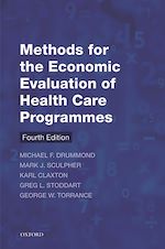 Télécharger le livre :  Methods for the Economic Evaluation of Health Care Programmes