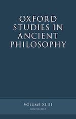 Télécharger le livre :  Oxford Studies in Ancient Philosophy, Volume 43