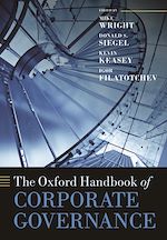 Télécharger le livre :  The Oxford Handbook of Corporate Governance