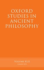 Télécharger le livre :  Oxford Studies in Ancient Philosophy, Volume 42