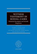 Télécharger le livre :  Witness Testimony in Sexual Cases