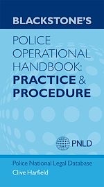 Télécharger le livre :  Blackstone's Police Operational Handbook: Practice and Procedure