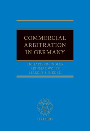 Téléchargez le livre :  Commercial Arbitration in Germany