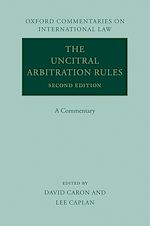 Télécharger le livre :  The UNCITRAL Arbitration Rules