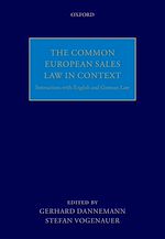 Télécharger le livre :  The Common European Sales Law in Context