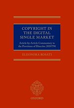 Télécharger le livre :  Copyright in the Digital Single Market