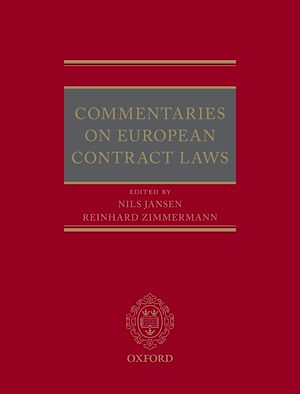 Téléchargez le livre :  Commentaries on European Contract Laws
