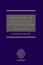 Télécharger le livre :  Principles of Contractual Interpretation
