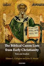 Télécharger le livre :  The Biblical Canon Lists from Early Christianity