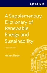 Télécharger le livre :  A Supplementary Dictionary of Renewable Energy and Sustainability