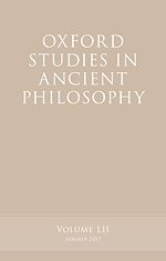 Télécharger le livre :  Oxford Studies in Ancient Philosophy, Volume 52