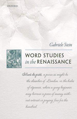 Téléchargez le livre :  Word Studies in the Renaissance