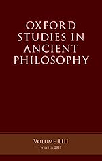Télécharger le livre :  Oxford Studies in Ancient Philosophy, Volume 53