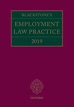 Télécharger le livre :  Blackstone's Employment Law Practice 2019 (book and digital pack)