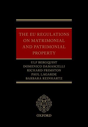 Téléchargez le livre :  The EU Regulations on Matrimonial and Patrimonial Property