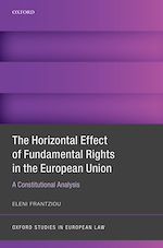Télécharger le livre :  The Horizontal Effect of Fundamental Rights in the European Union