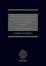 Télécharger le livre :  Remedies for Torts, Breach of Contract, and Equitable Wrongs