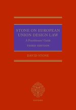 Télécharger le livre :  Stone on European Union Design Law