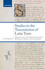 Télécharger le livre :  Studies in the Transmission of Latin Texts