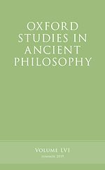 Télécharger le livre :  Oxford Studies in Ancient Philosophy, Volume 56