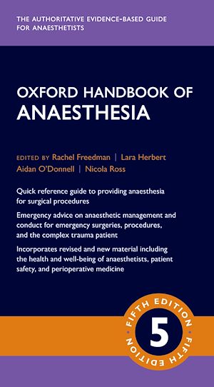 Téléchargez le livre :  Oxford Handbook of Anaesthesia
