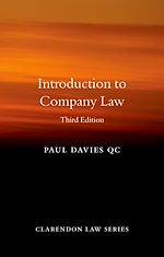 Télécharger le livre :  Introduction to Company Law