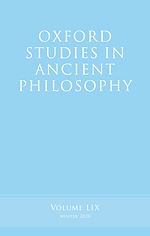 Télécharger le livre :  Oxford Studies in Ancient Philosophy, Volume 59