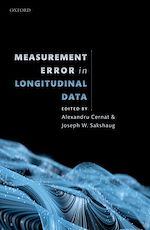 Download this eBook Measurement Error in Longitudinal Data
