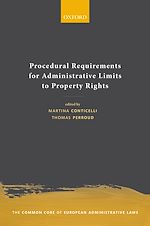 Télécharger le livre :  Procedural Requirements for Administrative Limits to Property Rights