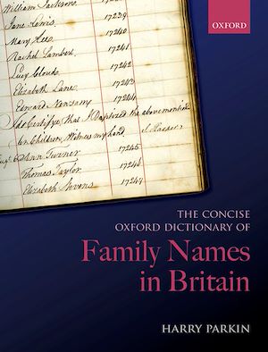 Download the eBook: The Concise Oxford Dictionary of Family Names in Britain
