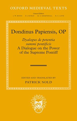Téléchargez le livre :  Dondinus Papiensis OP